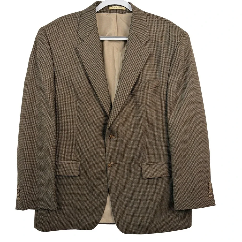 Lauren Ralph‎ Lauren Blazer 44R Brown Wool Excellent